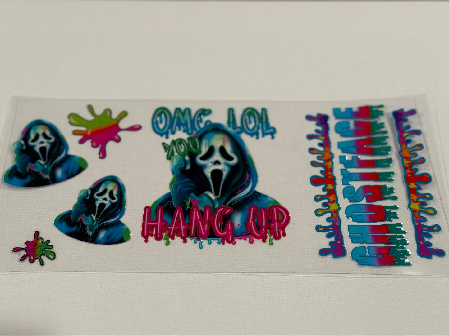 OMG HANG UP UV DTF WRAP