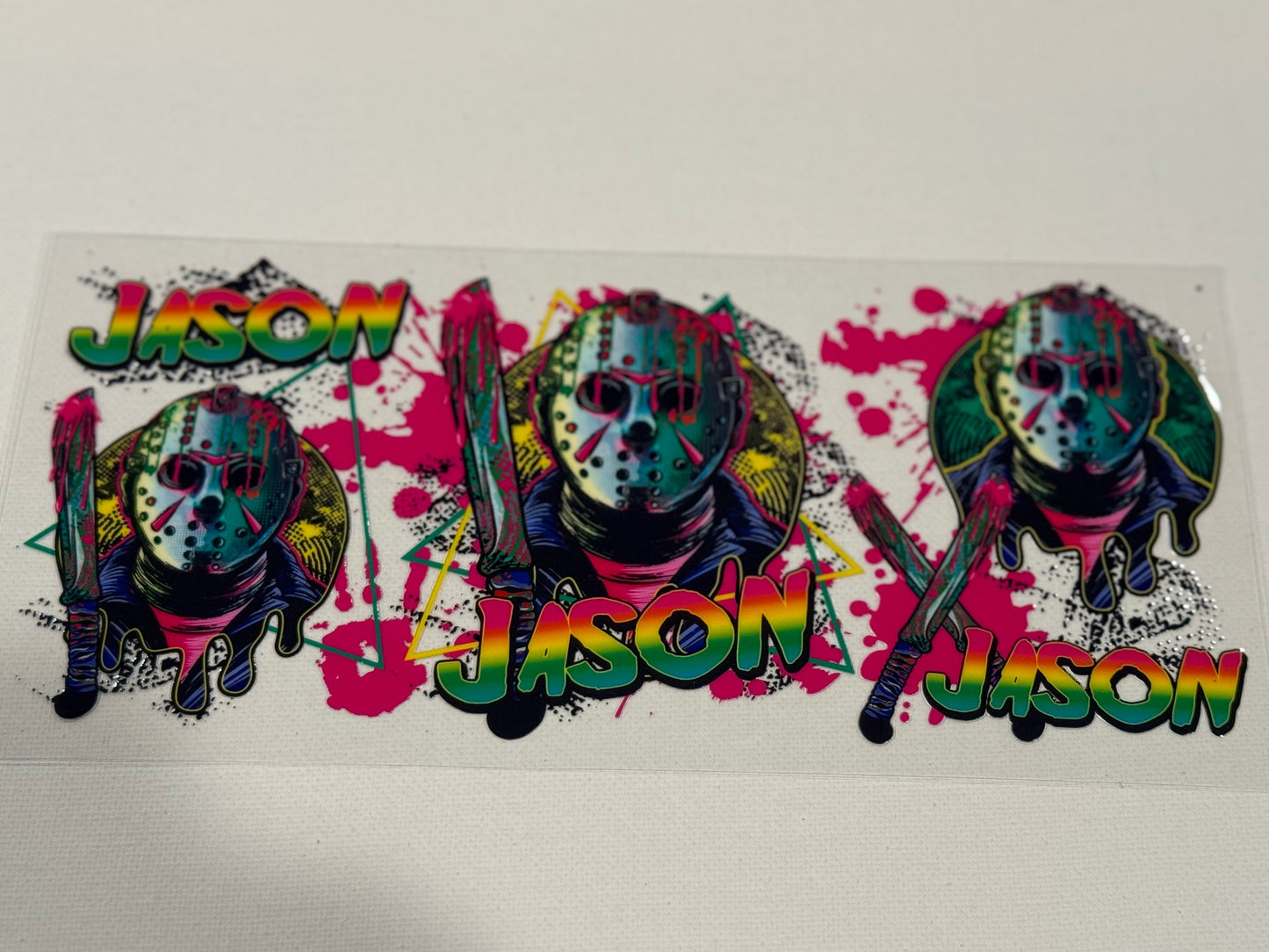 JASON HALLOWEEN UV DTF WRAP