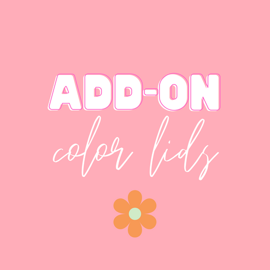 COLOR & JEWELED LIDS