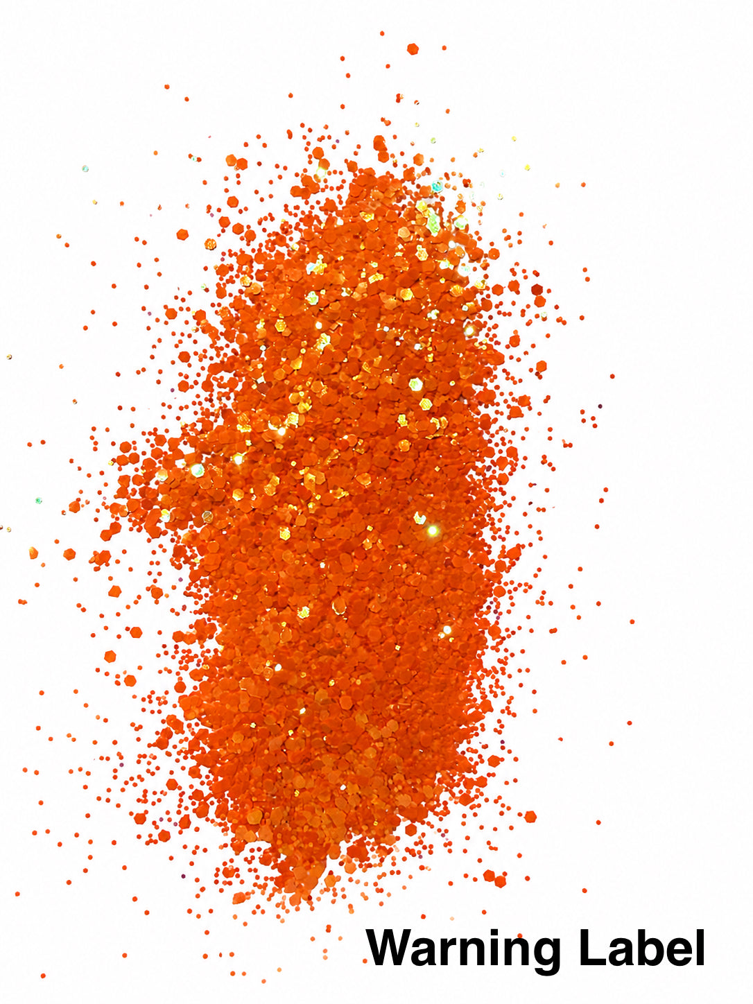 WARNING LABEL GLITTER