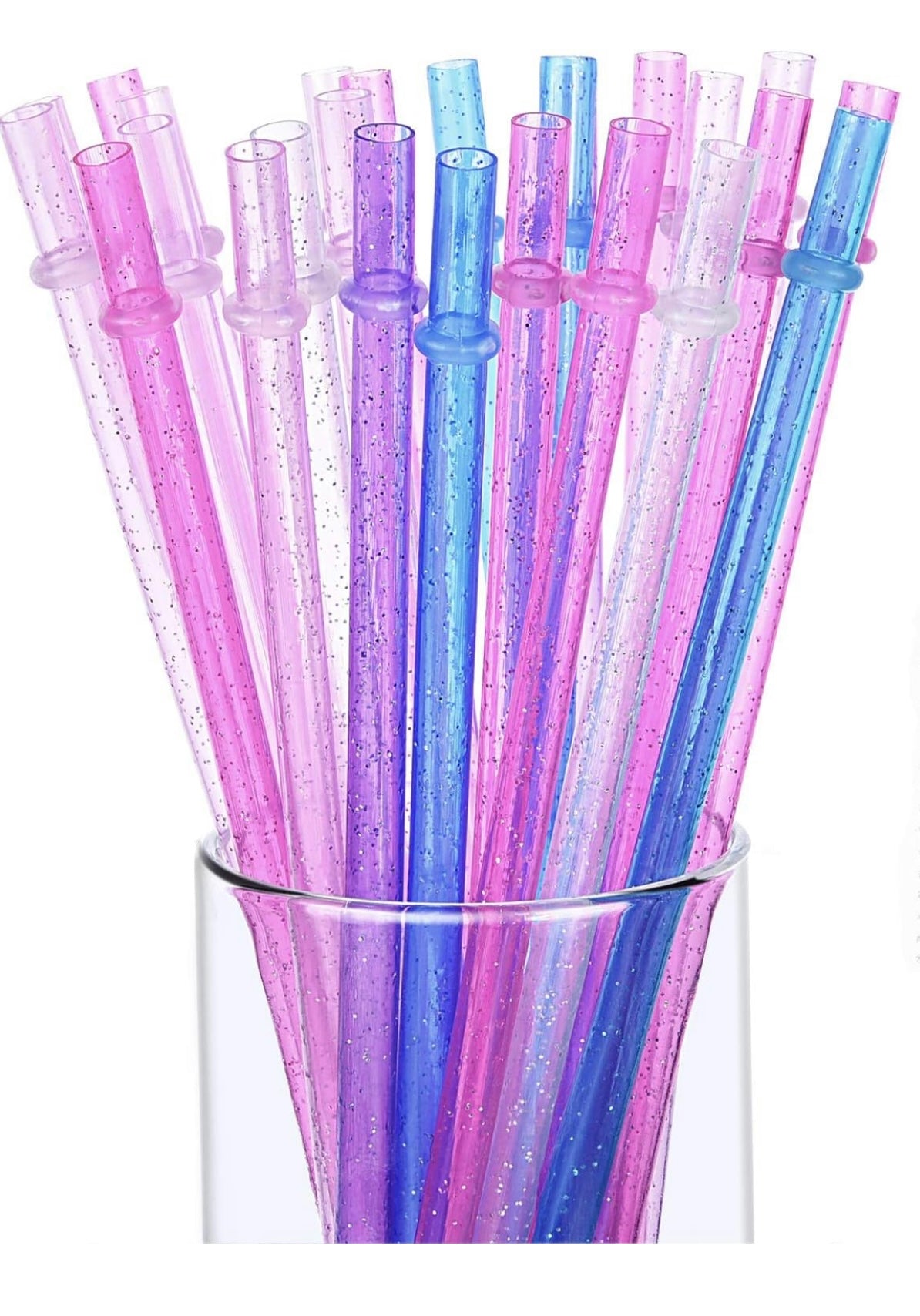 GLITTER ACRYLIC STRAW