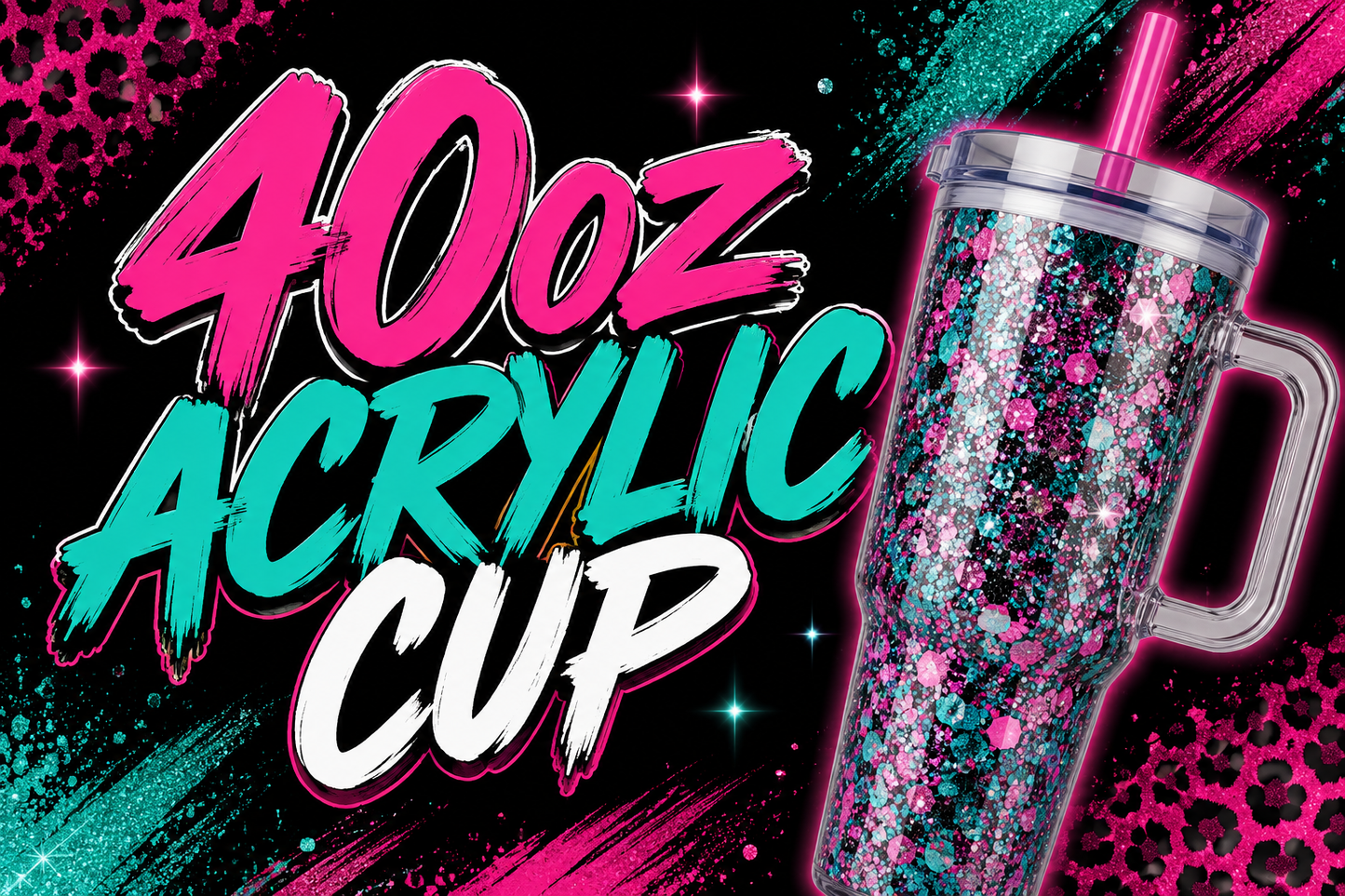 CUSTOM 40OZ ACRYLIC TUMBLER