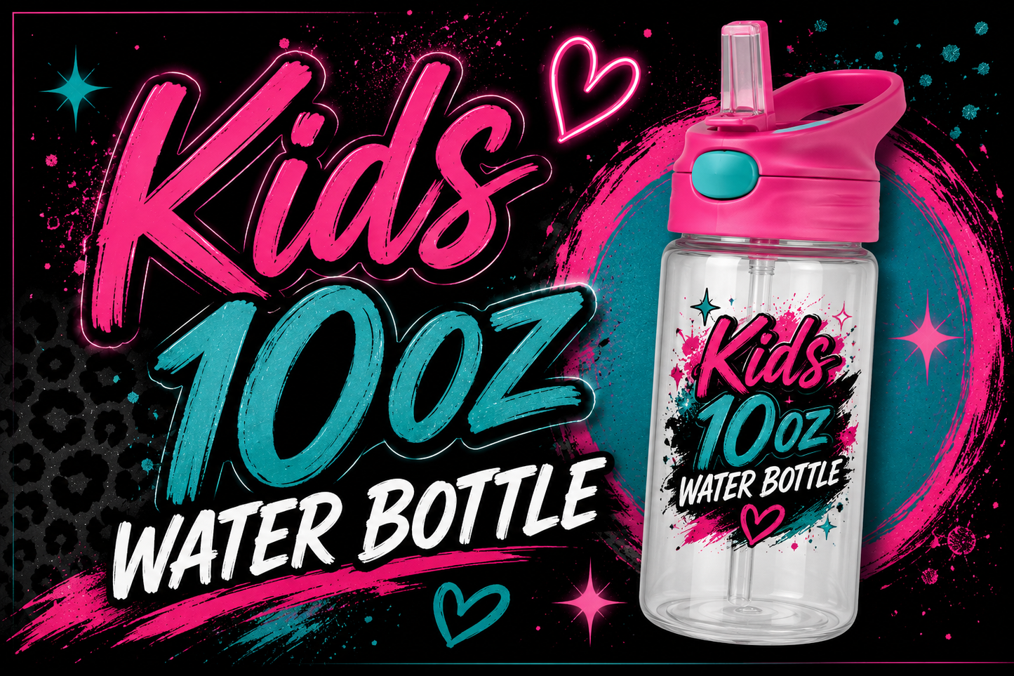 CUSTOM 10OZ KIDS WATER BOTTLE