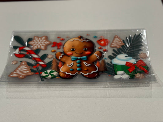 GINGERBREAD WORLD UV DTF WRAP