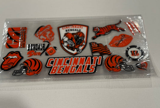 CINCI FOOTBALL UV DTF WRAP