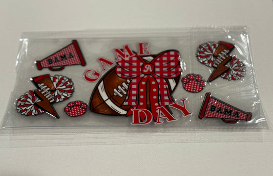 BAMA GAME DAY UV DTF WRAP