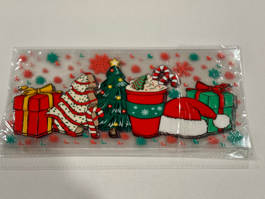 CHRISTMAS CAKES & COFFEE UV DTF WRAP