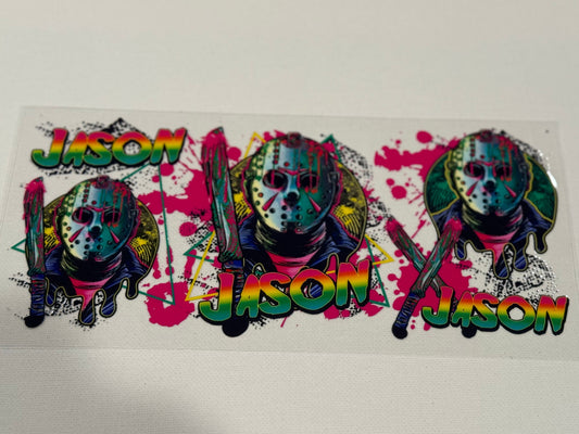 JASON HALLOWEEN UV DTF WRAP