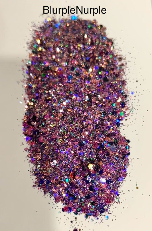 BLURPLE NURPLE GLITTER