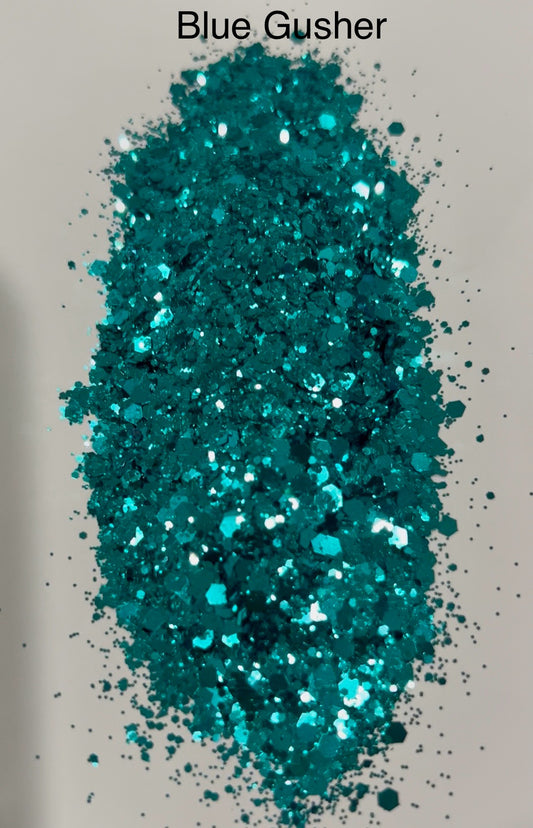 BLUE GUSHER GLITTER