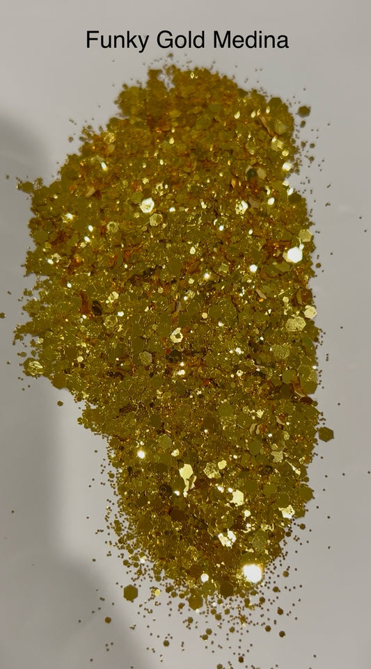 FUNKY GOLD MEDINA GLITTER