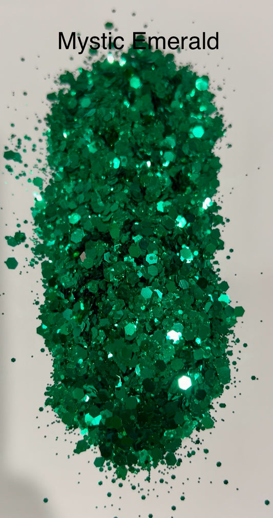 MYSTIC EMERALD GLITTER